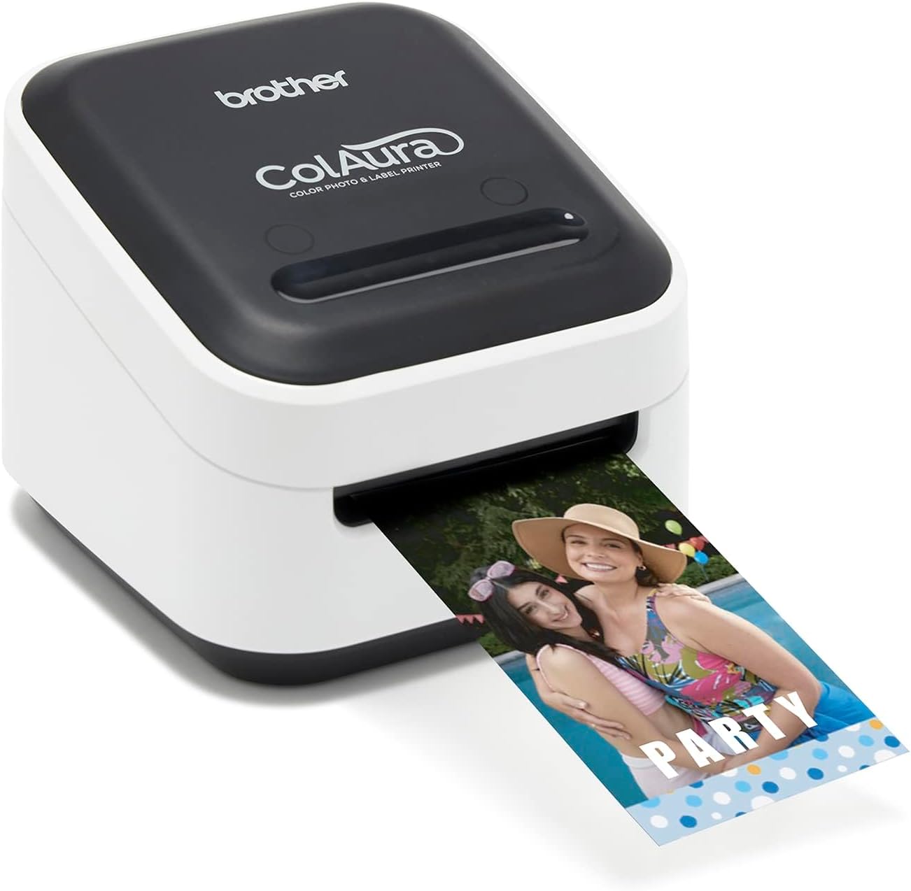 ColAura Color Photo and Label Printer,White